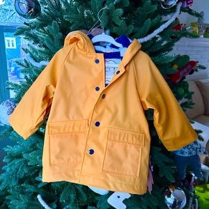 Hatley Baby Terry Lined Yellow Raincoat